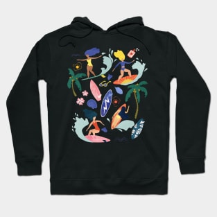 Surfing Girl Hoodie